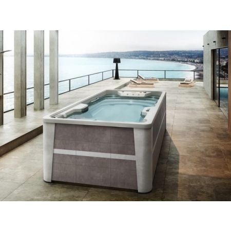 Spa de nage Avec Meuble Swimspa MEDITERRANEA