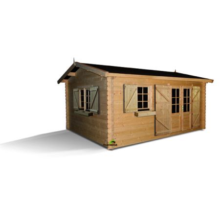 Abri de Jardin Bois ELISTA 34mm 17.47 m2 lekingstore
