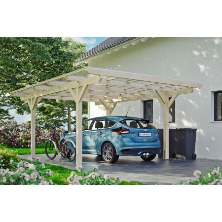 Carport Bois Odenwald Epaisseur Poteaux 12 cm