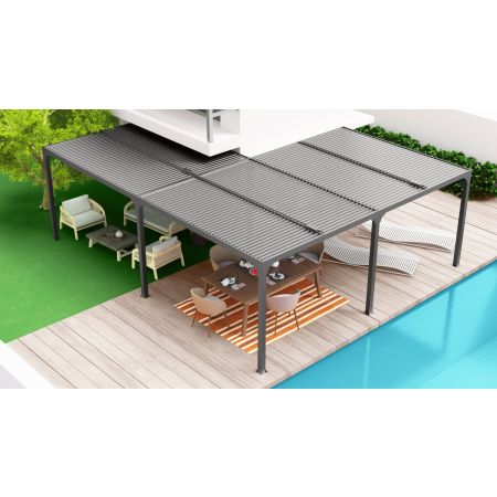 Pergola Bioclimatique L Aluminium Anthracite