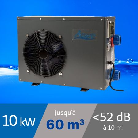 Pompe à chaleur Azuro 10 kW pour piscine de 60m3