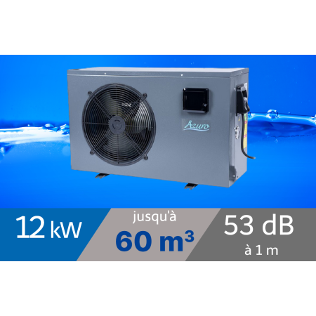 Pompe à chaleur Inverter 12 kW pour piscine de 60m3