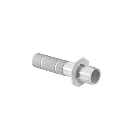 Traversée de paroi L.300 mm en ABS Blanc pour piscines béton