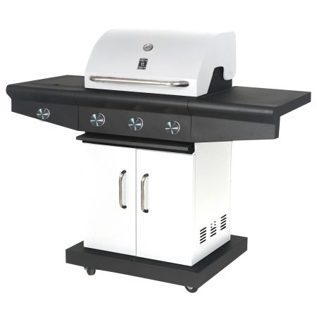 Barbecue a Gaz Blanc/Noir (13kW) PRIVILEGE 3+1