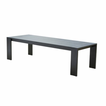 Table Ibiza Aluminium Noir T8/10