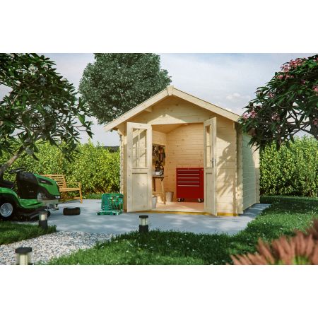 Chalet de Jardin Bois 250 x 250 cm 6.25 m² PALMA