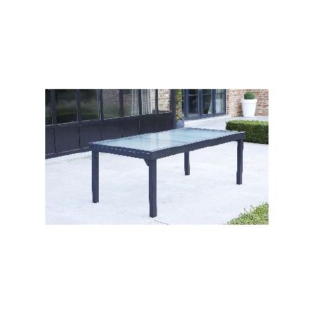 Table de Jardin 200/320 MODULO 8/12 GRISE