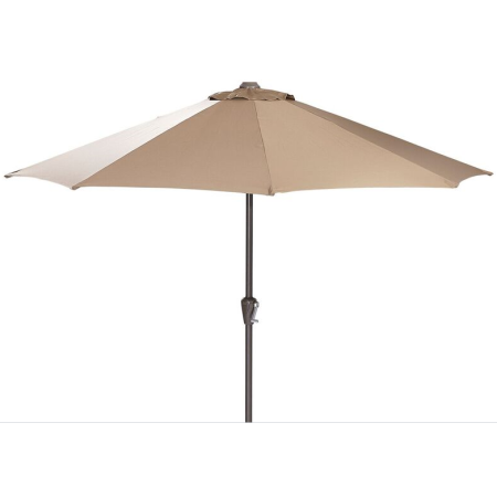 Parasol de Jardin Rond Classic Taupe 270 x 270 x 230 cm