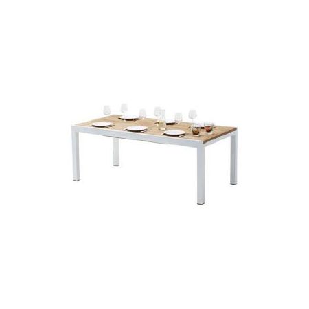 Table de Jardin 6/10 Places BALI TECK 150/240 - LEKINGSTORE