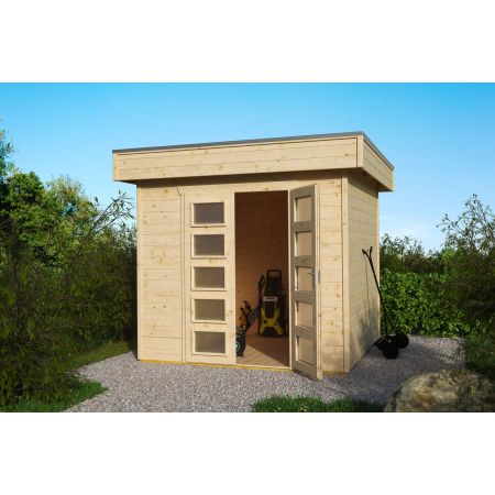 Maison en Bois à Toit Plat 250 x 250 cm 6.25 m² VENLO