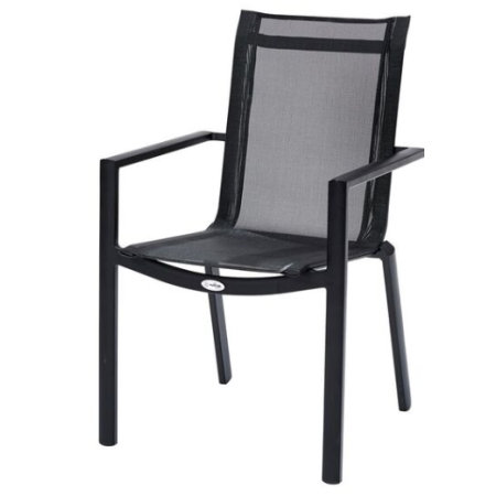 Fauteuil de Jardin Black Star Noir