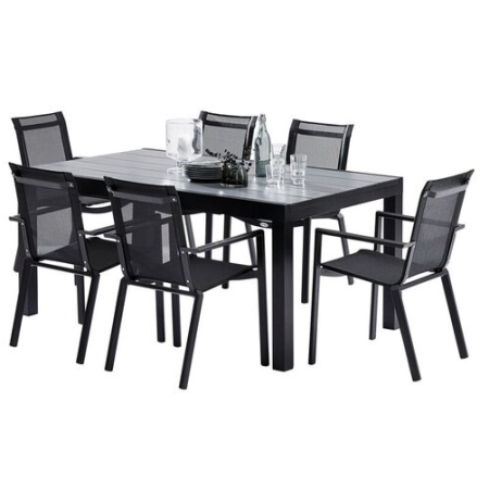 Ensemble de Jardin STAR 6/10 personnes 6 fauteuils