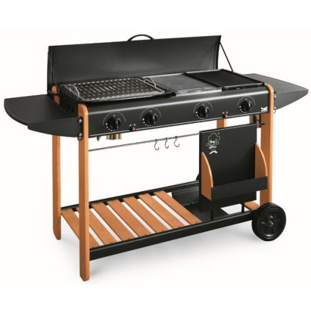 Barbecue à Gaz Et Pierre Lavique MILLENIUM L102 x P43 x H83 cm