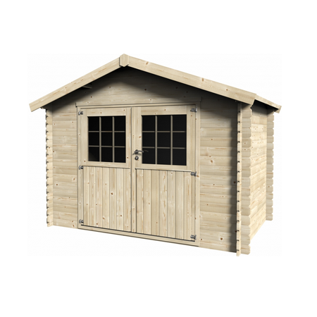 Abri de jardin en bois FLORINE - 5.90 m² 