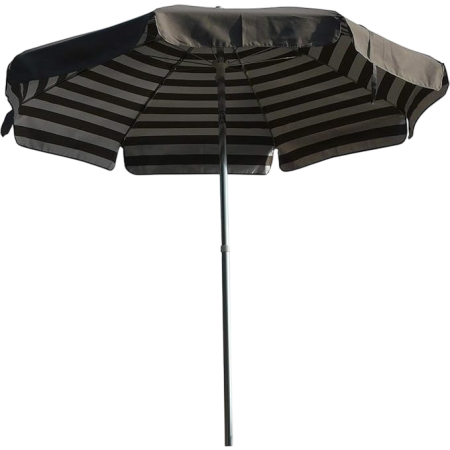 Parasol VENEZIA Duplex 200/8 cm Taupe et Blanc