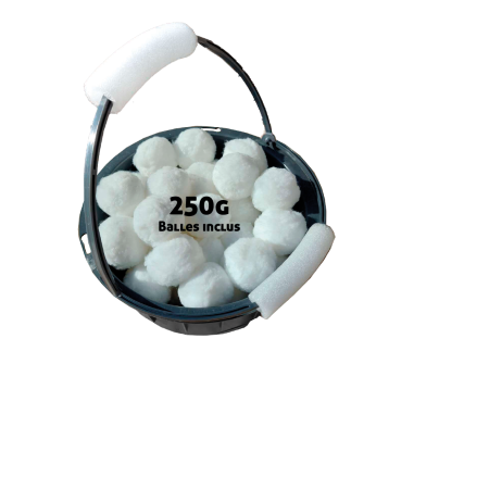 Balles de filtration OPTIMAX BALLES – 700g (25kg sable) en carton