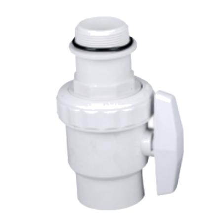 Vanne PVC Mâle femelle - A visser  Diamètre : 1’. 1/2