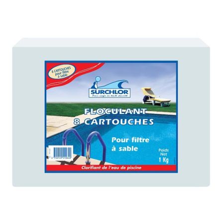FLOCULANT 8 CHAUSSETTES SURCHLOR BAYROL