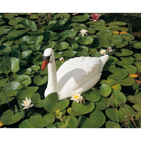 Cygne Blanc pour Décoration de Bassin de Jardin - LeKingStore