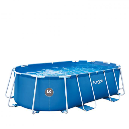 Piscine Ovale Tubulaire 4.24m x 2.50m x 1m