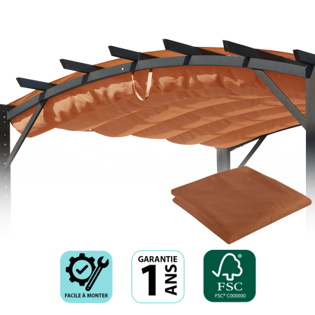Bâche pour pergola PER 3433 GE 140 gr/m2