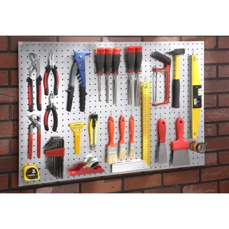 Kit Panneau Perforé Tole Acier 0,6mm