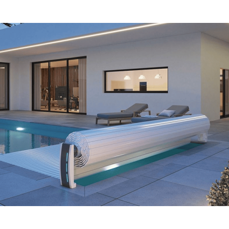 VOLET ROULANT BALI Fixe pour piscine UBBINK SUNWATER 555x300x140cm