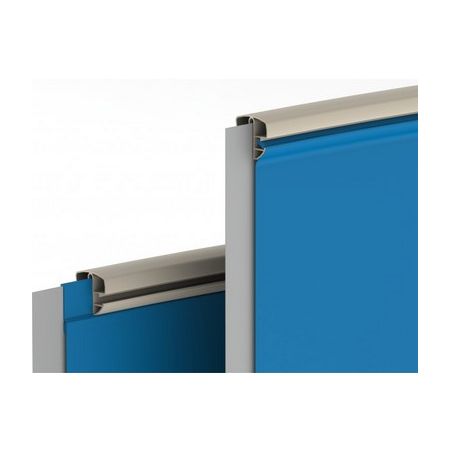  Rails supérieurs Combi Beige pour piscine acier de 5.0 m