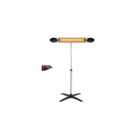 Chauffage Electrique Infrarouge sur pied Blade 2000 W Gris