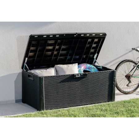 Coffre Jardin Résine Nevada 550L Anthracite 