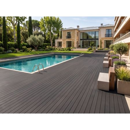 Lame de terrasse composite co-extrudée, réversible — 22,5 × 145 × 2200 mm