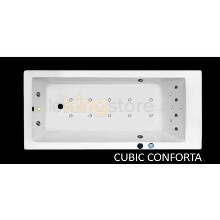 Baignoire Balnéo Cubic Conforta 170 x 75 cm