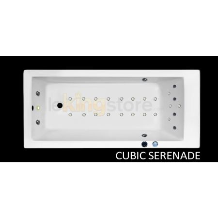 Baignoire Balnéo Cubic Serenade 180 x 80 cm