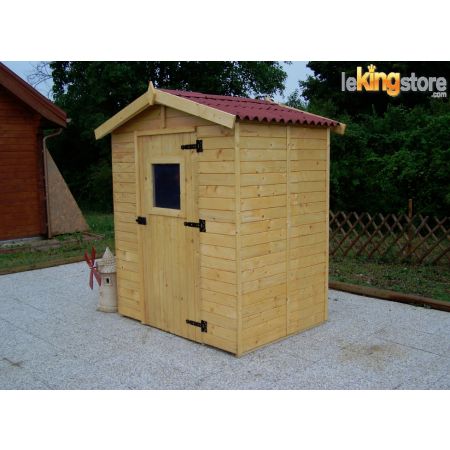 Abri de jardin en Bois 2.46 m² avec Plancher EDEN16 L 190 x P 190 cm - LEKINGSTORE