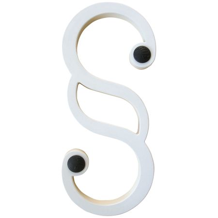 Lot de 2 Arrêts De Porte Et De Fenêtre FLEXY Blanc- LEKINGSTORE