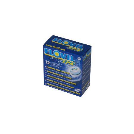 Boîte de 12 pastilles 11gr FLOVIL CHOC pour piscine