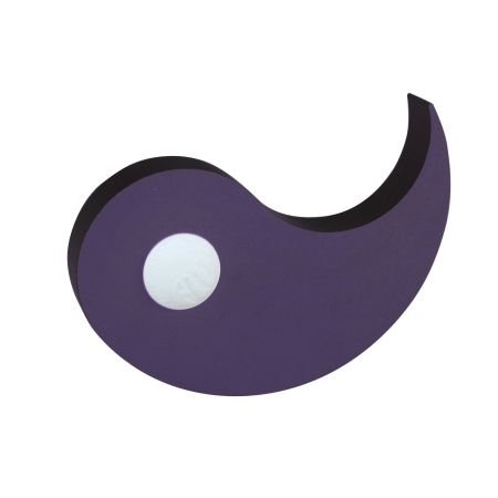 Lot de 2 Arrêts De Porte Et De Fenêtre FLUX Violet- LEKINGSTORE