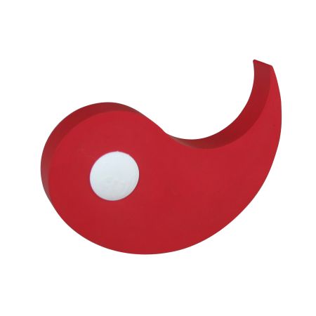 Lot de 2 Arrêts De Porte Et De Fenêtre FLUX Rouge- LEKINGSTORE