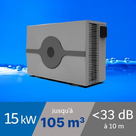 Pompe à chaleur Spark Inverter 15 kW pour piscine de 85-105m3
