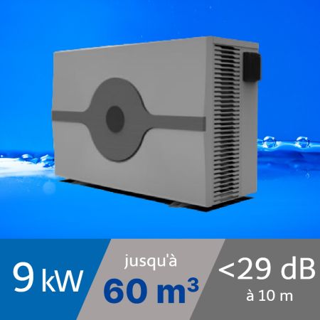 Pompe à chaleur Spark Inverter 9 kW pour piscine de 45-60m3