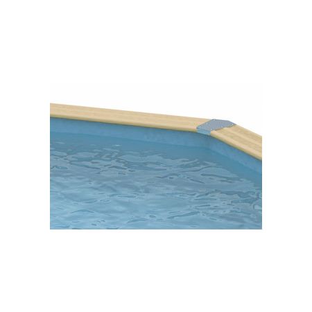 Liner Bleu 75/100ème pour piscine Octogonale Allongée 610 x 400 x H130cm