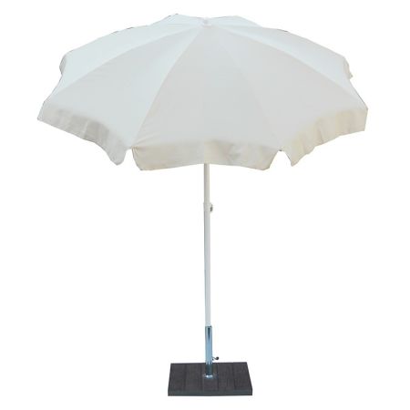 Parasol Ecru NOVARA 100/8cm ∅200cm