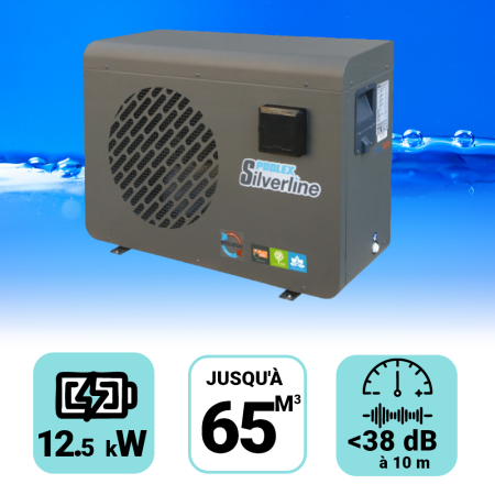Pompe à chaleur Poolex Silverline 12.5 kW pour piscine de 45-65m3