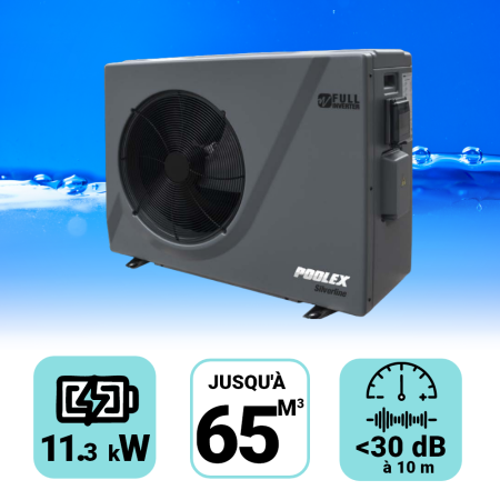 Pompe à chaleur Poolex Silverline Fi -120 pour piscine de 45-65m3