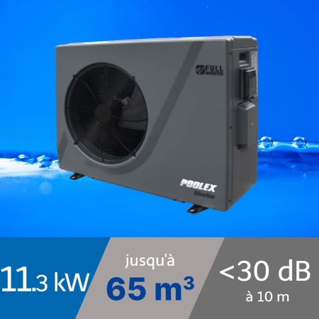 Pompe à chaleur Poolex Silverline Fi -120 pour piscine de 45-65m3