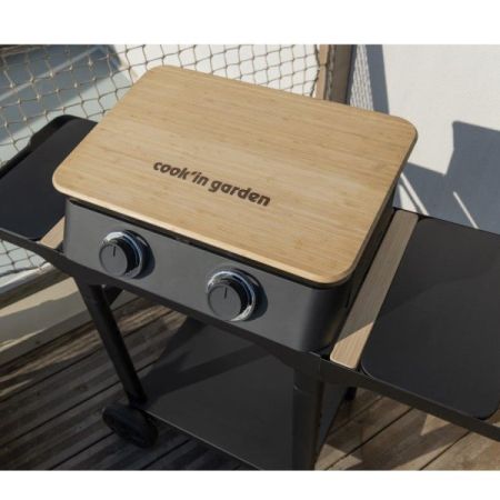 Plancha gaz DUNE 60 sur chariot
