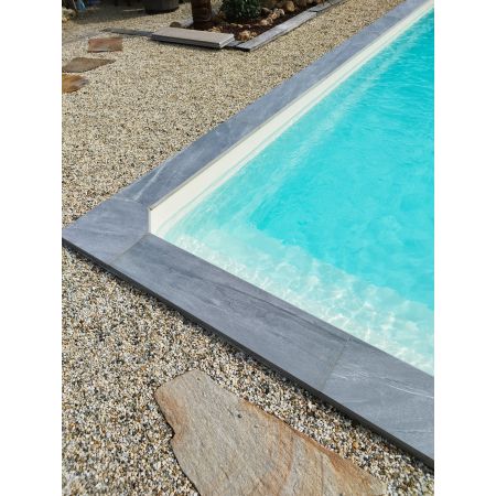 Lot de Margelles pour piscine à coque GARONNE 80