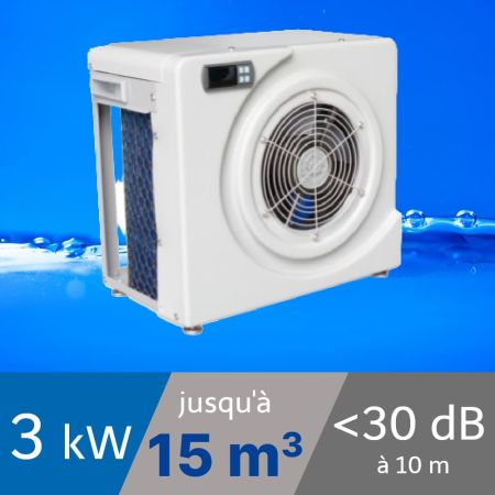 Pompe à chaleur SPARK 3kW pour piscine de 5-15m3