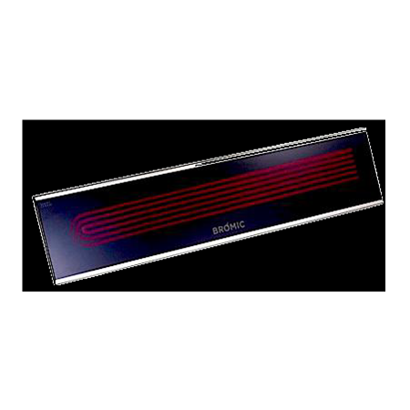 Chauffage électrique Infrarouge Fixe Platinium Noir 2300 W