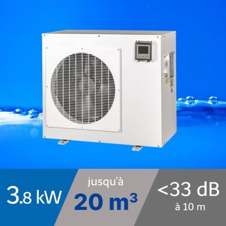 Pompe à chaleur Spark 3.8 kW pour piscine de 10-20 m3
